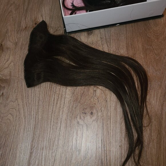 Lacer Hair 18" Seamless Clip In Hair Extensions 100% Virgin Hair & Eyelashes - Picture 3 of 10